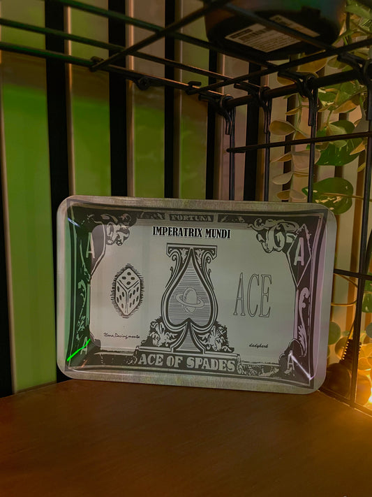 Small rectangular rolling tray