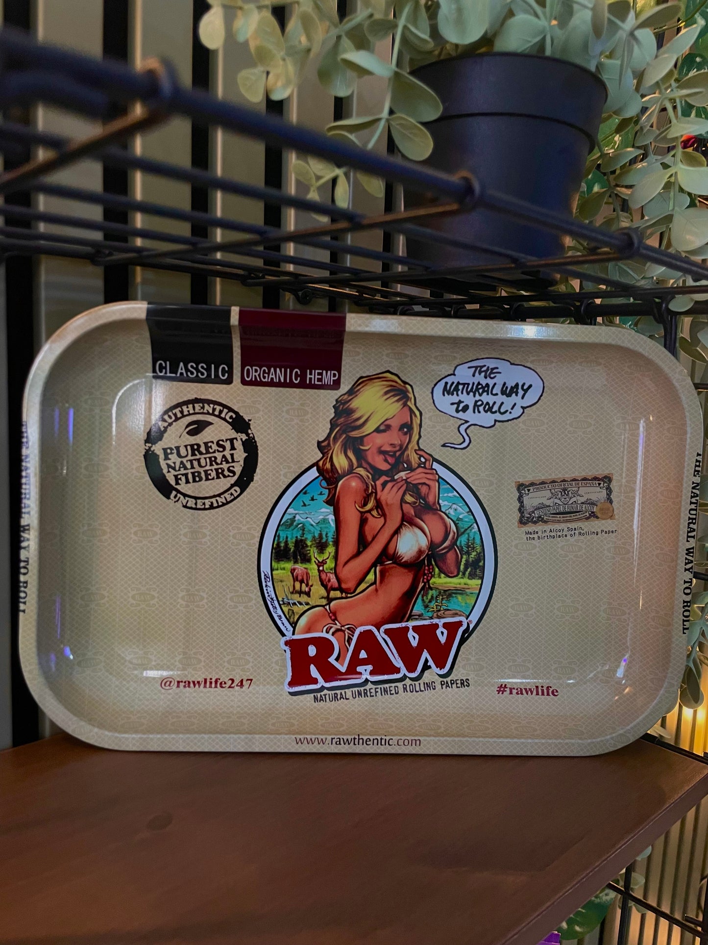 Large rolling tray