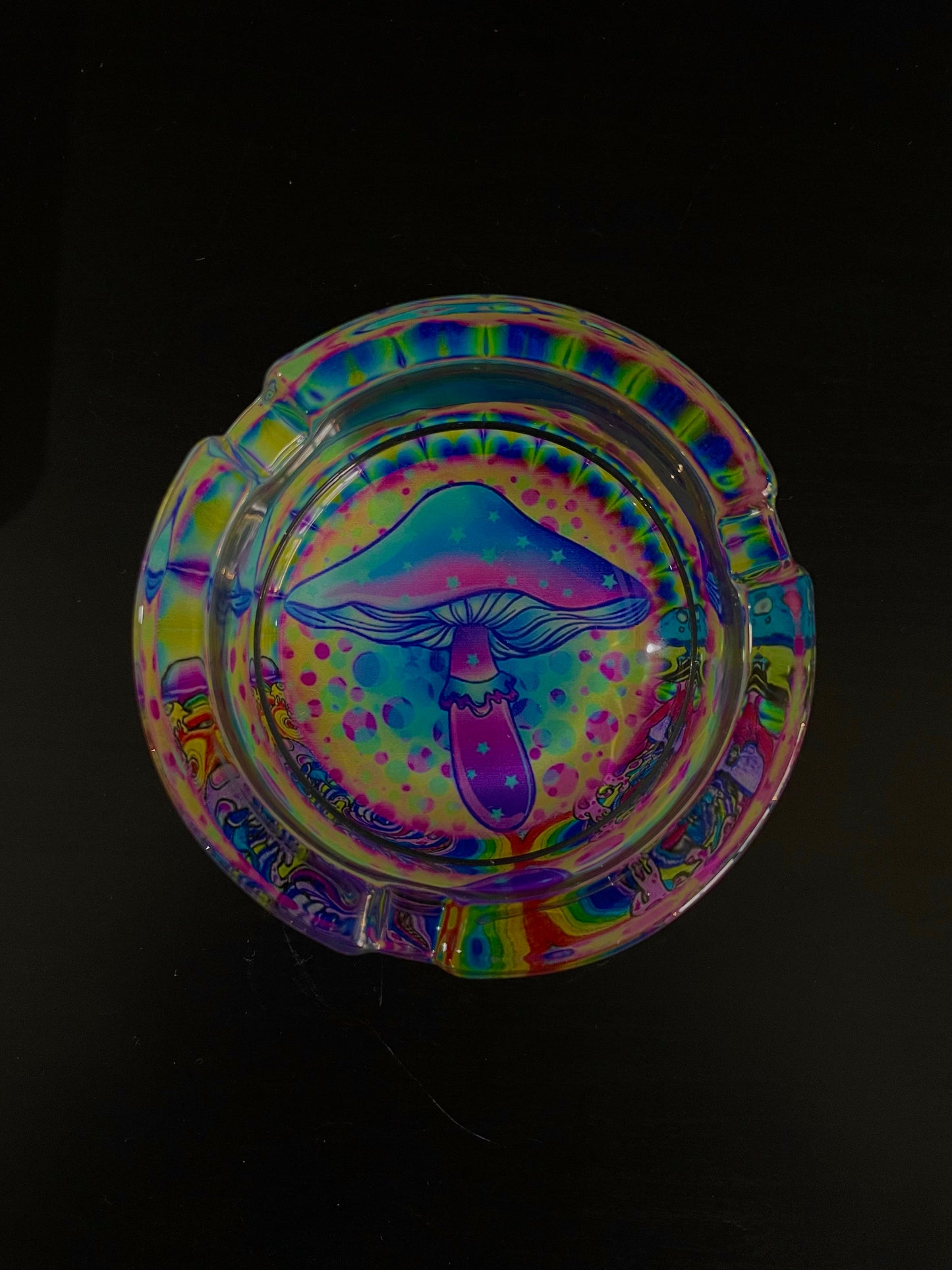 Glass ashtray